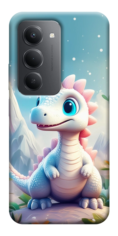 Чехол Белый дракоша для Xiaomi Redmi 15 (Europe version)
