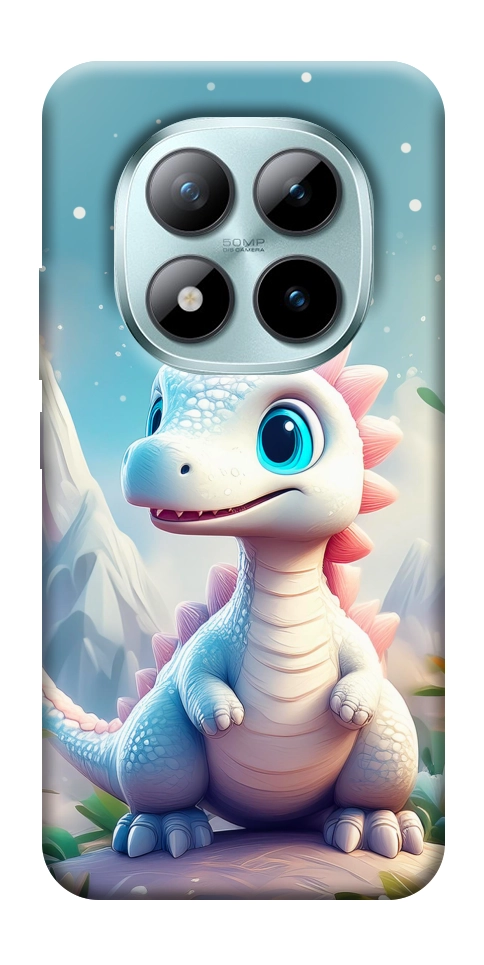 Чехол Белый дракоша для Xiaomi Redmi Note 15 Pro 5G