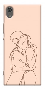 Чехол Couple line для Sony Xperia XA1