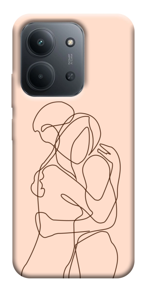 Чехол Couple line для Xiaomi Redmi 15C (Europe version)