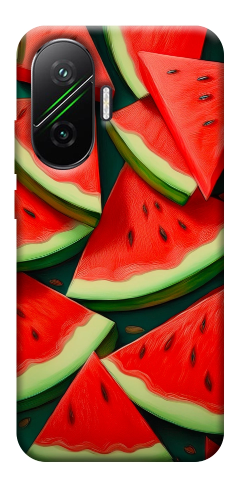 Чехол Скибки арбуза для Xiaomi Poco F7