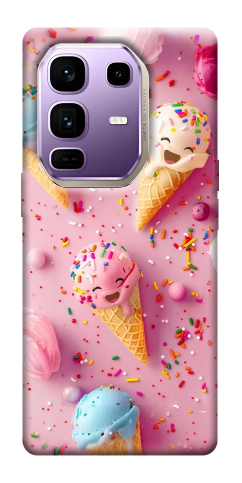 Чехол Веселое мороженое для Infinix Note 50 Pro+