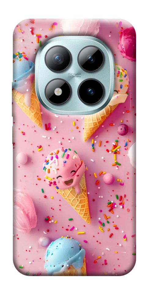 Чехол Веселое мороженое для Xiaomi Redmi Note 15 Pro+ 5G