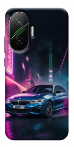 Чехол Неоновое BMW для Xiaomi Poco F7