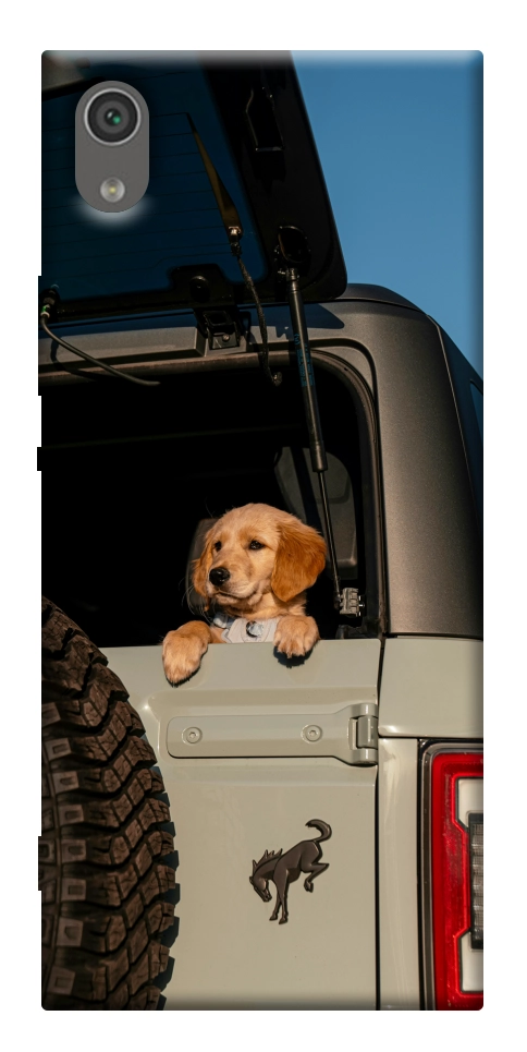 Чехол Dog in the car для Sony Xperia XA1