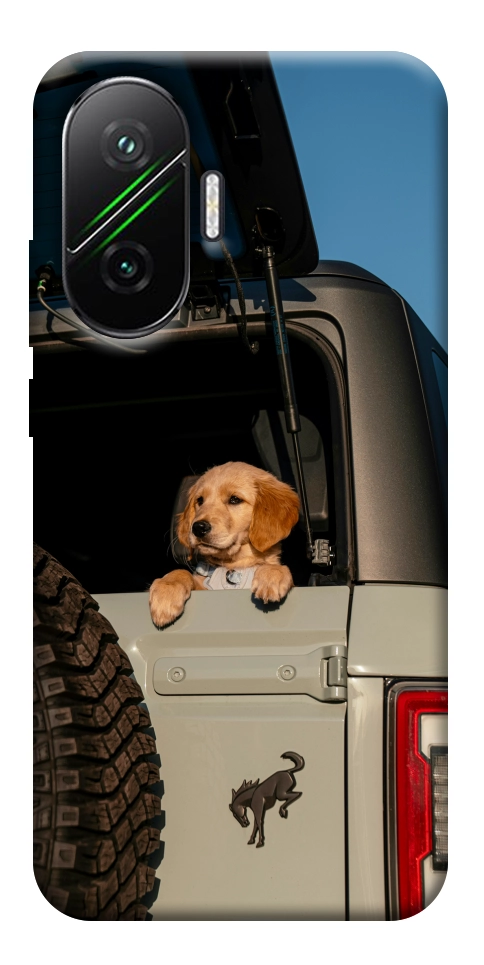 Чехол Dog in the car для Xiaomi Poco F7