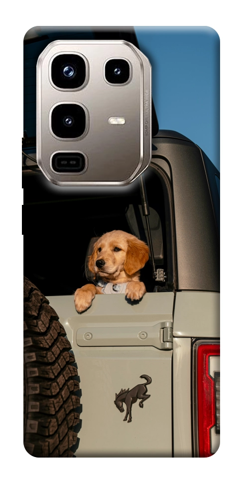 Чехол Dog in the car для Infinix Note 50 Pro 4G