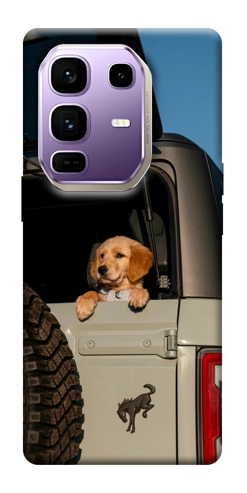 Чехол Dog in the car для Infinix Note 50 Pro+
