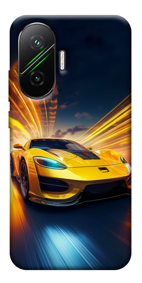 Чехол Yellow Porsche для Xiaomi Poco F7
