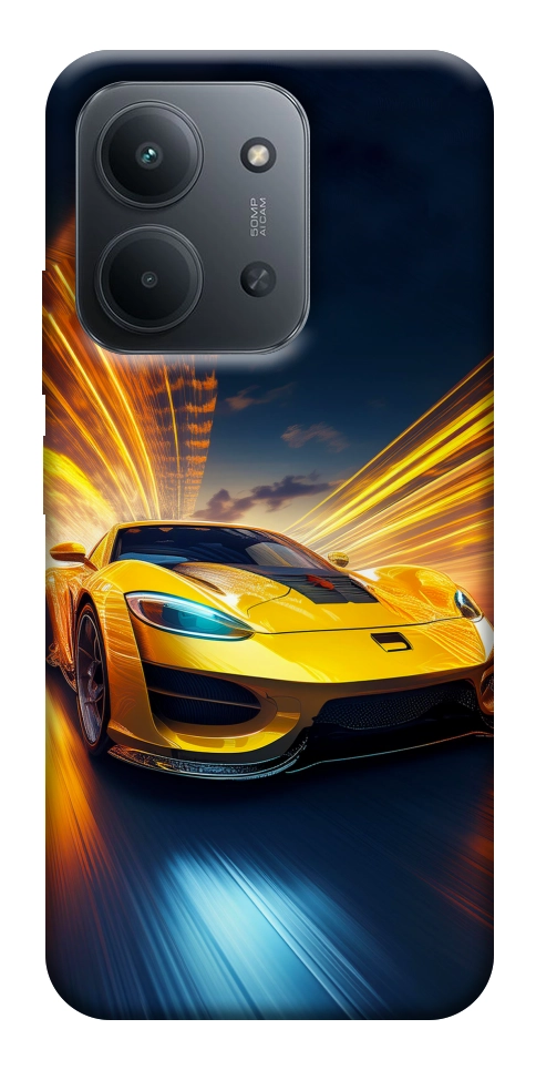 Чехол Yellow Porsche для Xiaomi Redmi 15C (Europe version)