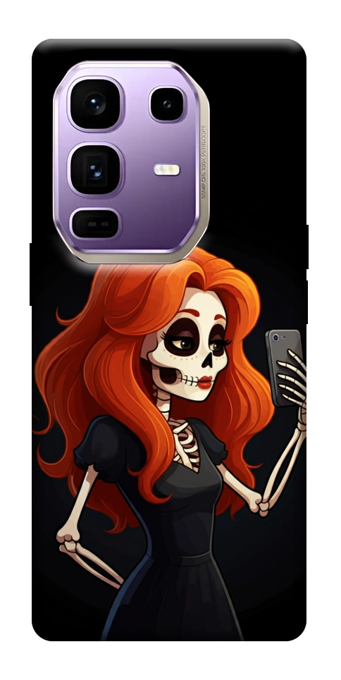 Чехол Селфи-скелет для Infinix Note 50 Pro+