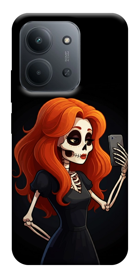 Чехол Селфи-скелет для Xiaomi Redmi 15C (Europe version)