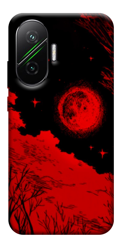 Чехол Кровавый закат солнца для Xiaomi Poco F7