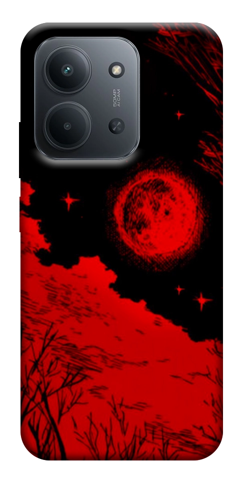 Чехол Кровавый закат солнца для Xiaomi Redmi 15C (Europe version)