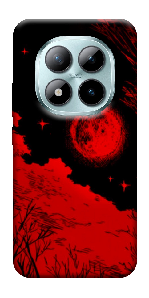 Чехол Кровавый закат солнца для Xiaomi Redmi Note 15 Pro 5G