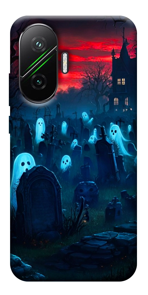 Чехол Летающие привидения для Xiaomi Poco F7
