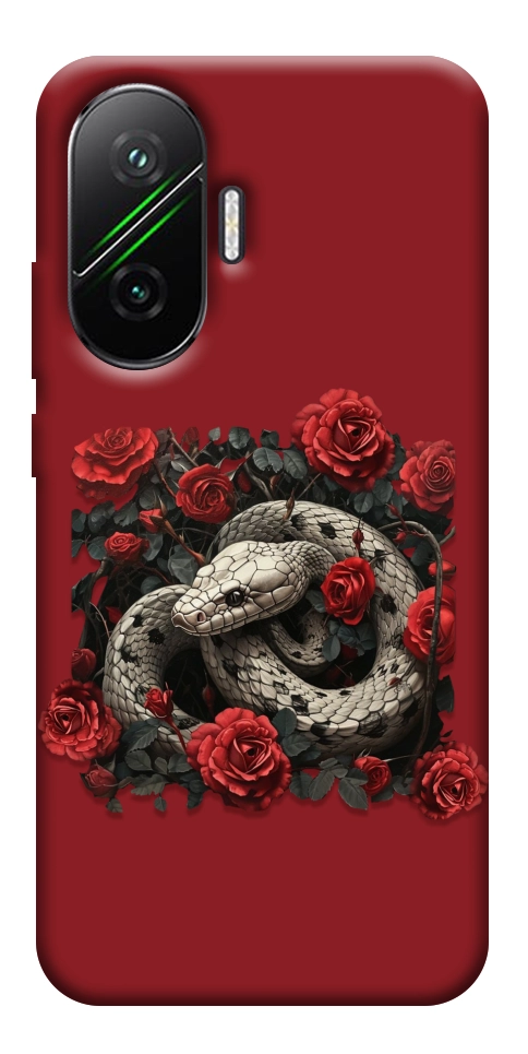 Чехол Roses snake для Xiaomi Poco F7