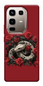 Чехол Roses snake для Infinix Note 50 Pro 4G