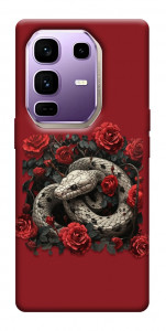 Чехол Roses snake для Infinix Note 50 Pro+
