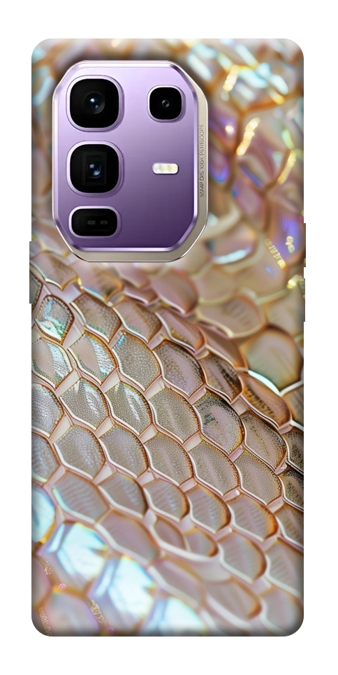Чехол Gold snake skin для Infinix Note 50 Pro+