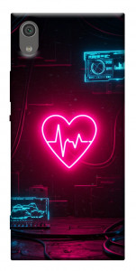 Чехол Neon heart для Sony Xperia XA1