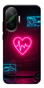 Чехол Neon heart для Xiaomi Poco F7