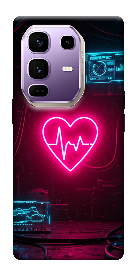 Чехол Neon heart для Infinix Note 50 Pro+