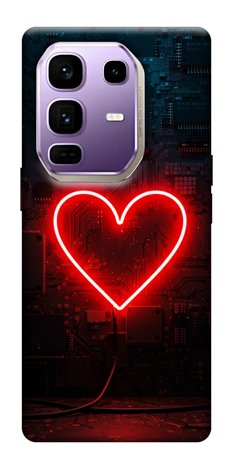 Чехол Яркое сердце для Infinix Note 50 Pro+
