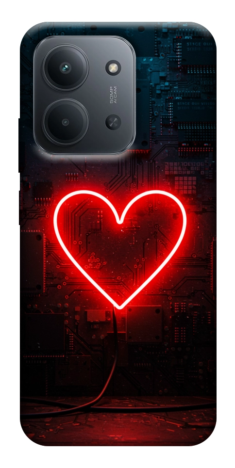Чехол Яркое сердце для Xiaomi Redmi 15C (Europe version)