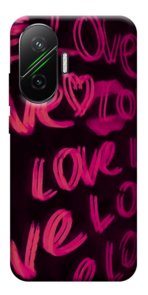 Чехол Neon love для Xiaomi Poco F7