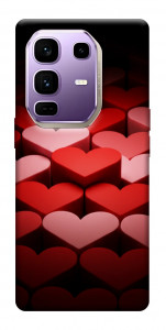 Чехол Hearts pattern для Infinix Note 50 Pro+