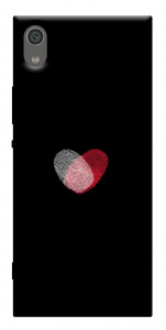 Чехол Fingerprint heart для Sony Xperia XA1