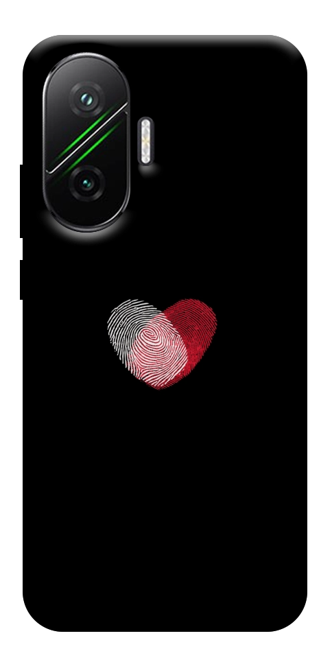 Чехол Fingerprint heart для Xiaomi Poco F7