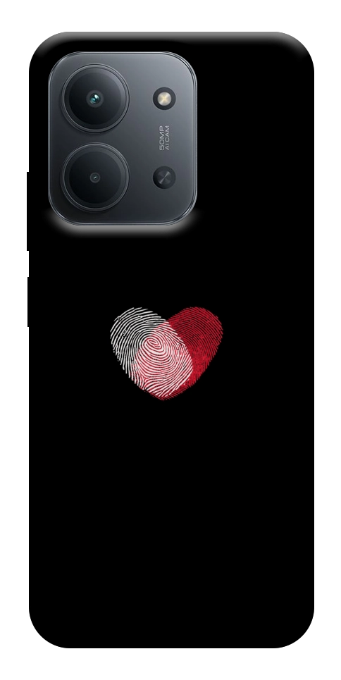 Чехол Fingerprint heart для Xiaomi Redmi 15C (Europe version)