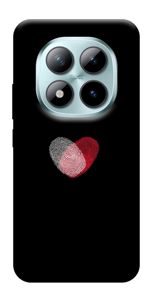 Чехол Fingerprint heart для Xiaomi Redmi Note 15 Pro 5G