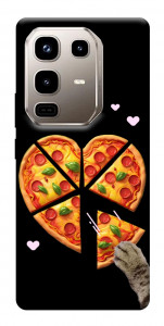 Чехол Pizza Love Cat для Infinix Note 50 Pro 4G