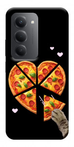 Чохол Pizza Love Cat для Xiaomi Redmi 15 (Europe version)
