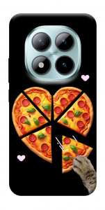 Чехол Pizza Love Cat для Xiaomi Redmi Note 15 Pro 5G