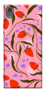 Чехол Strawberry pink для Sony Xperia XA1