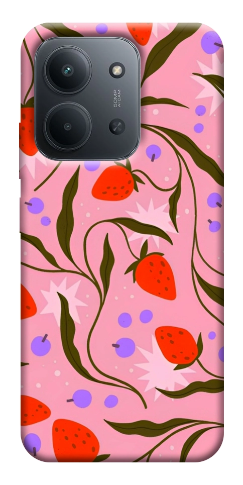 Чехол Strawberry pink для Xiaomi Redmi 15C (Europe version)