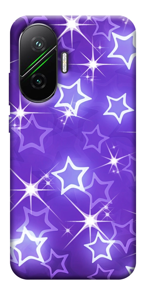 Чехол Purple sparkles для Xiaomi Poco F7