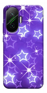Чехол Purple sparkles для Xiaomi Poco F7