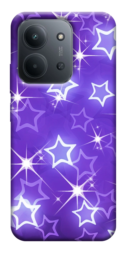 Чехол Purple sparkles для Xiaomi Redmi 15C (Europe version)