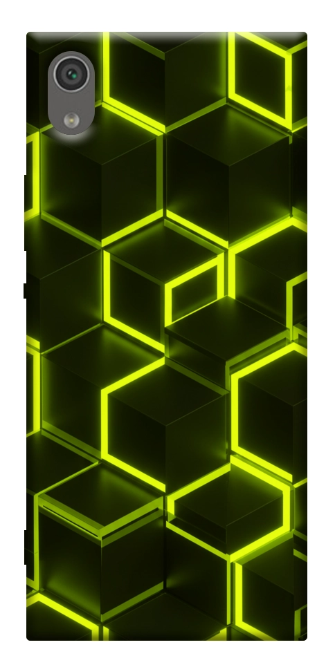 Чехол Neon hexagon для Sony Xperia XA1