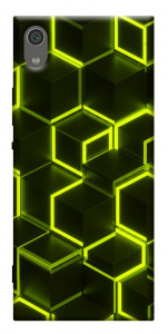 Чехол Neon hexagon для Sony Xperia XA1