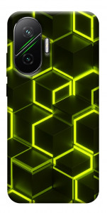 Чехол Neon hexagon для Xiaomi Poco F7