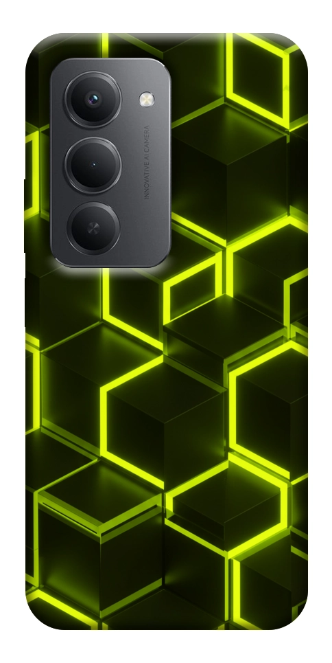 Чохол Neon hexagon для Xiaomi Redmi 15 (Europe version)