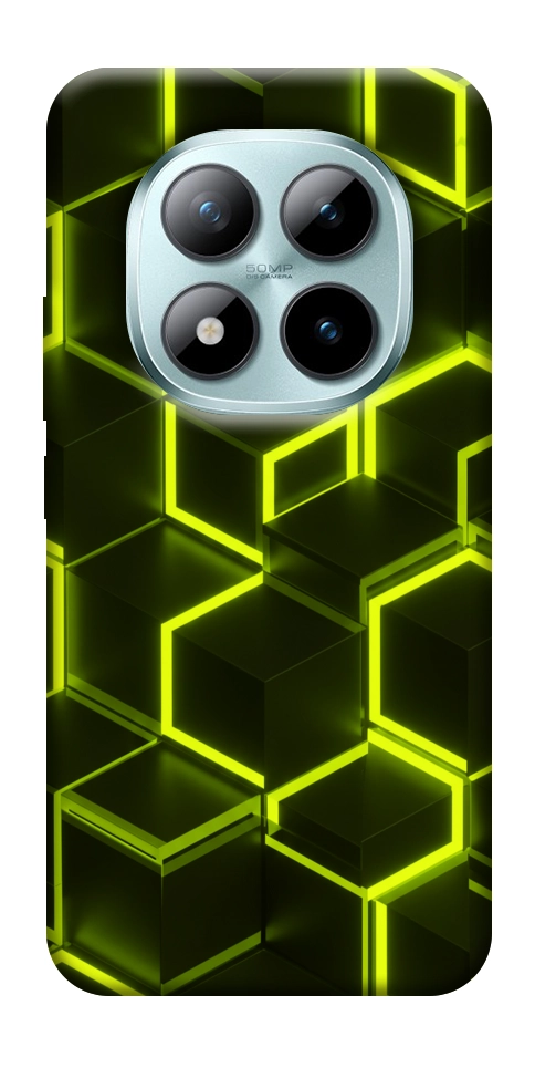 Чехол Neon hexagon для Xiaomi Redmi Note 15 Pro+ 5G