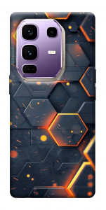 Чехол Burning hex pattern для Infinix Note 50 Pro+