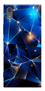 Чехол Abstract purple pattern для Sony Xperia XA1